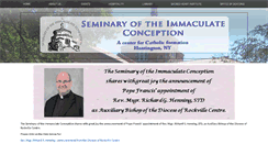 Desktop Screenshot of icseminary.edu