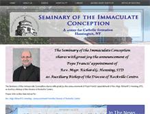Tablet Screenshot of icseminary.edu